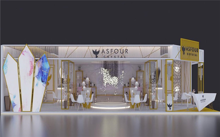 珠宝展台搭建装修-ASFOUR-深圳珠宝展搭建