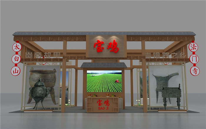 温州展览会搭建方案设计图片模板
